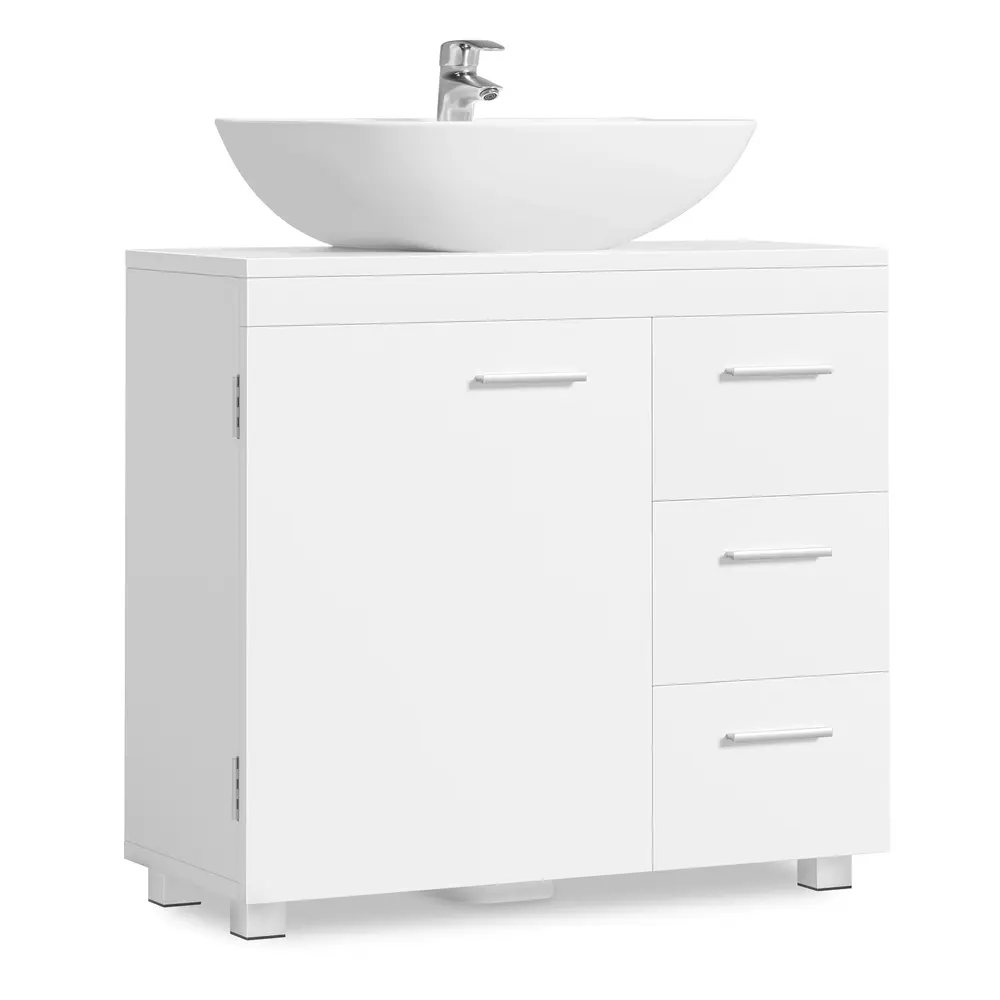 Under-Sink Bathroom Cabinet, 30 x 70 x 64 cm, Cloud White