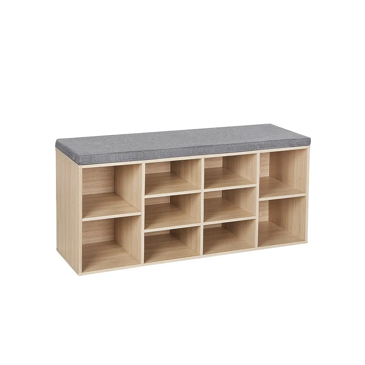 10 Compartments Shoe Bench