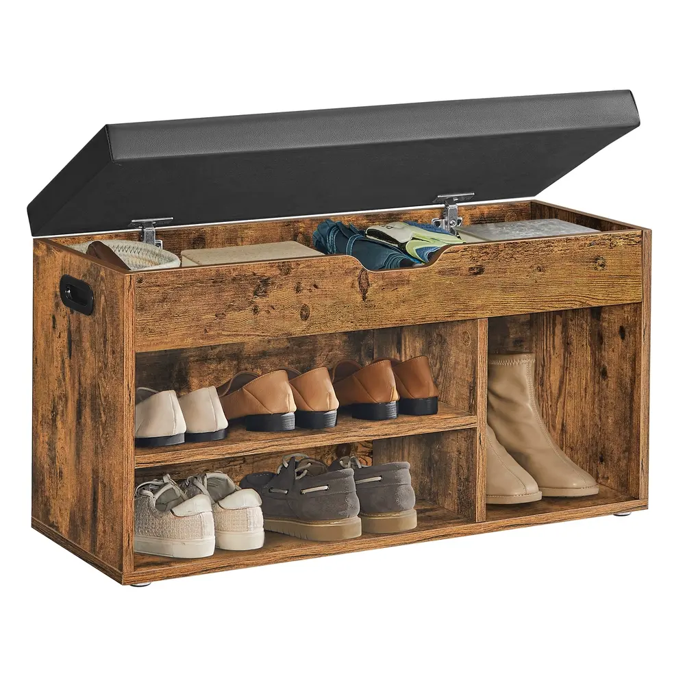 3 Compartments Shoe Bench