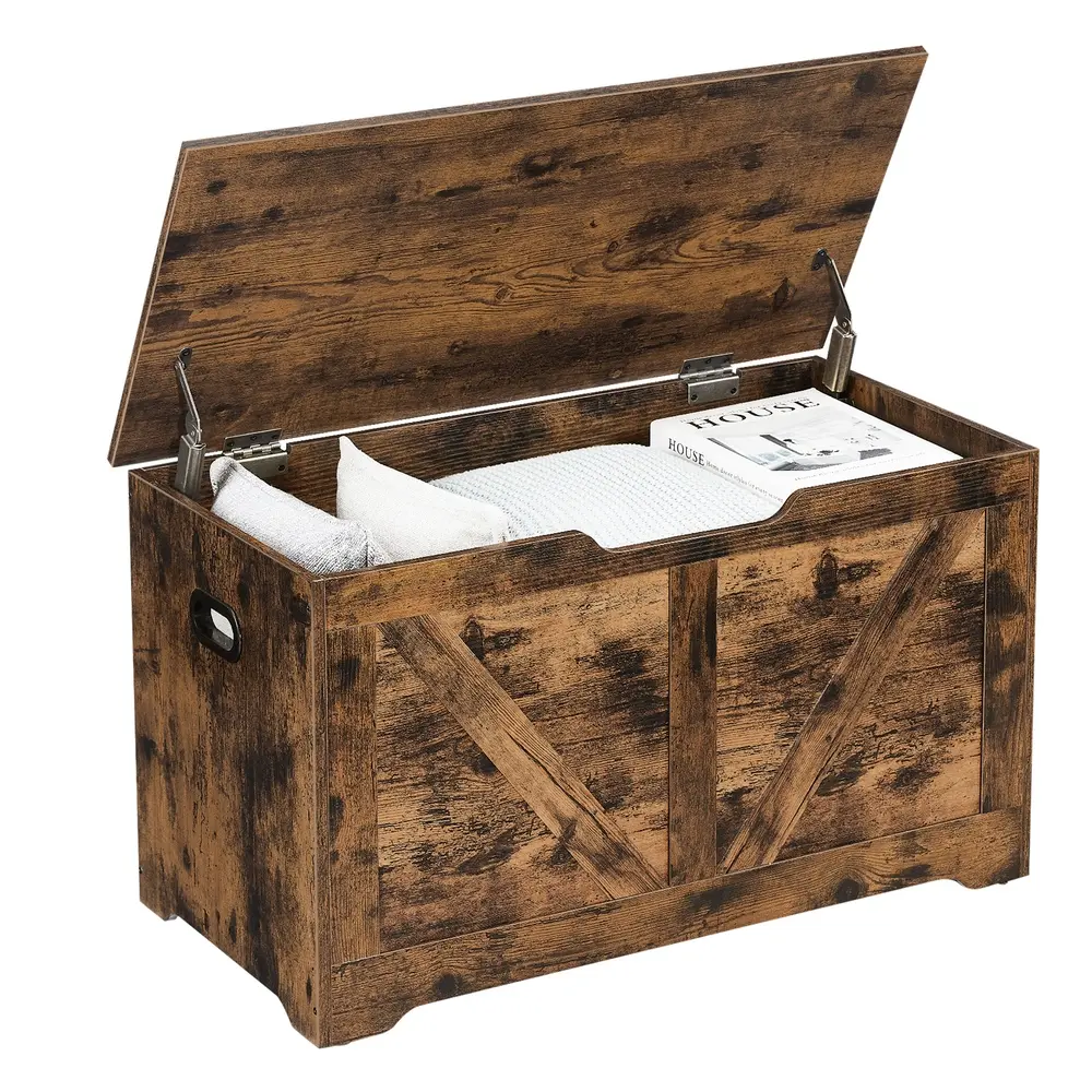 Rustic Brown Storage Chest
