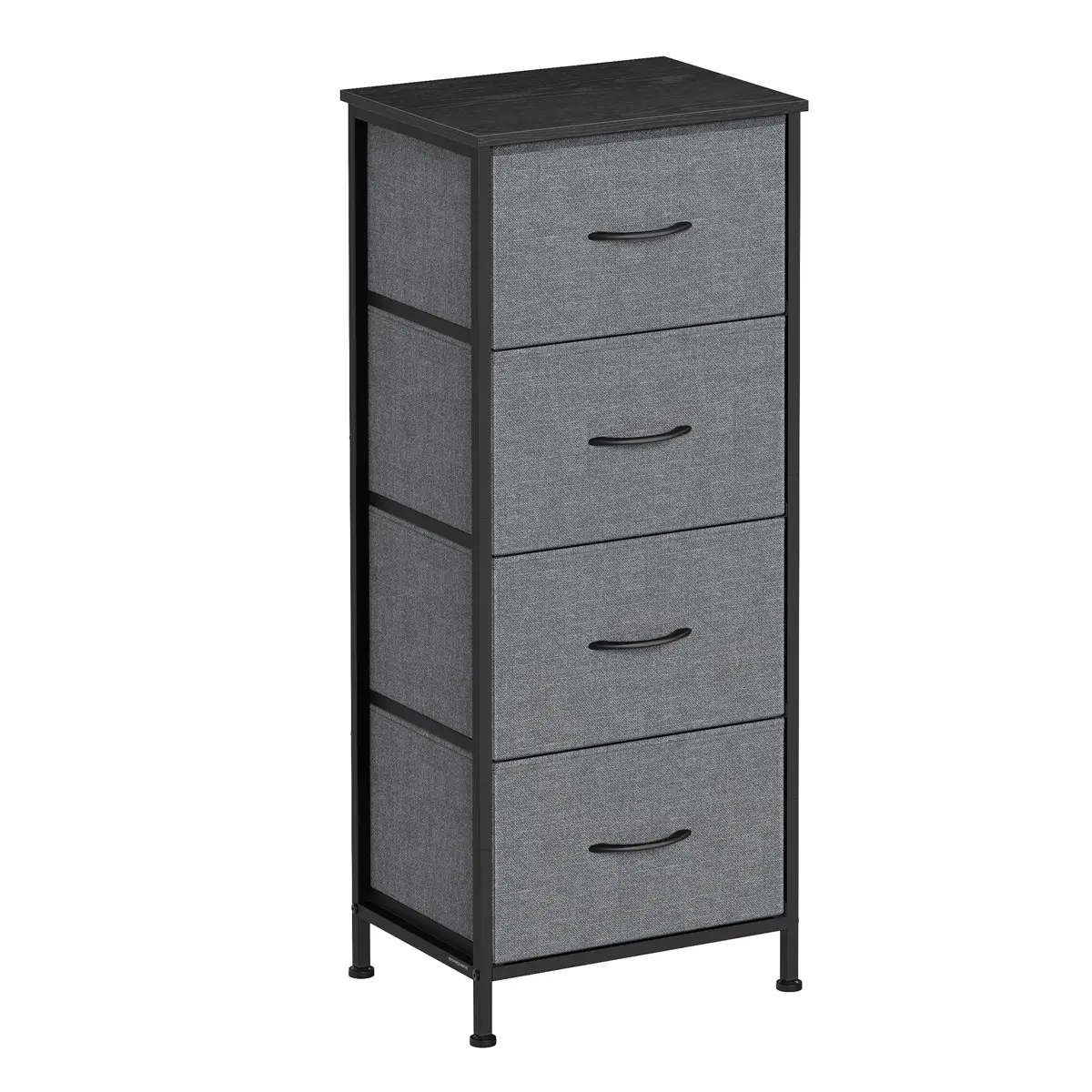 Steel Chest of Drawers with Adjustable Feet and Anti-Tip Kit
