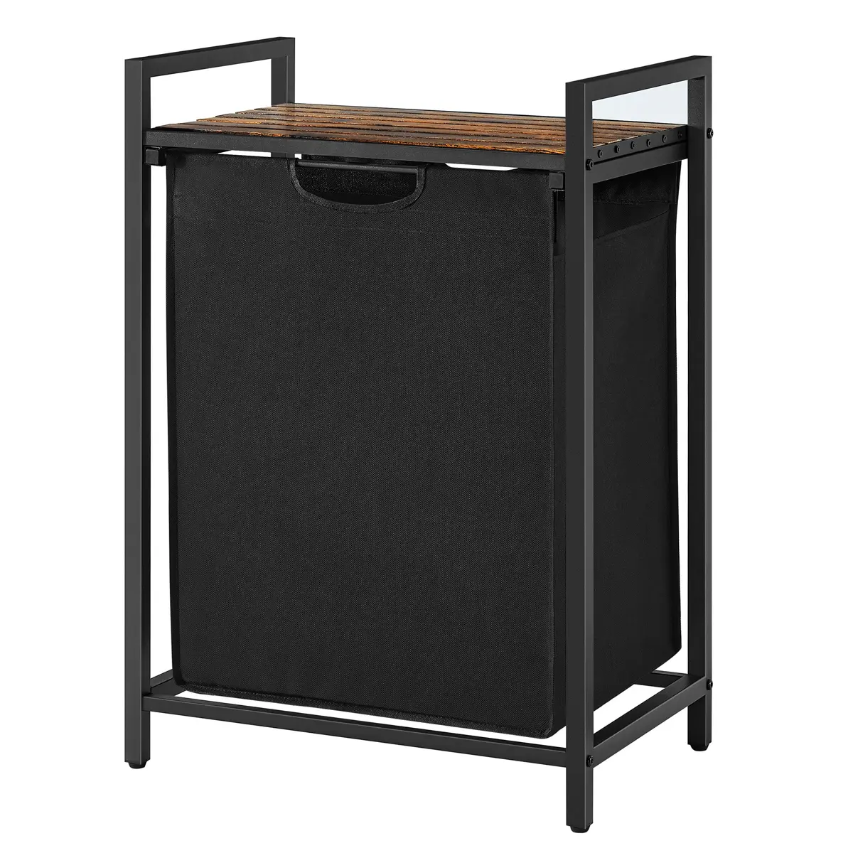 Laundry Hamper, Laundry Basket with Pull-Out Liner, Shelf