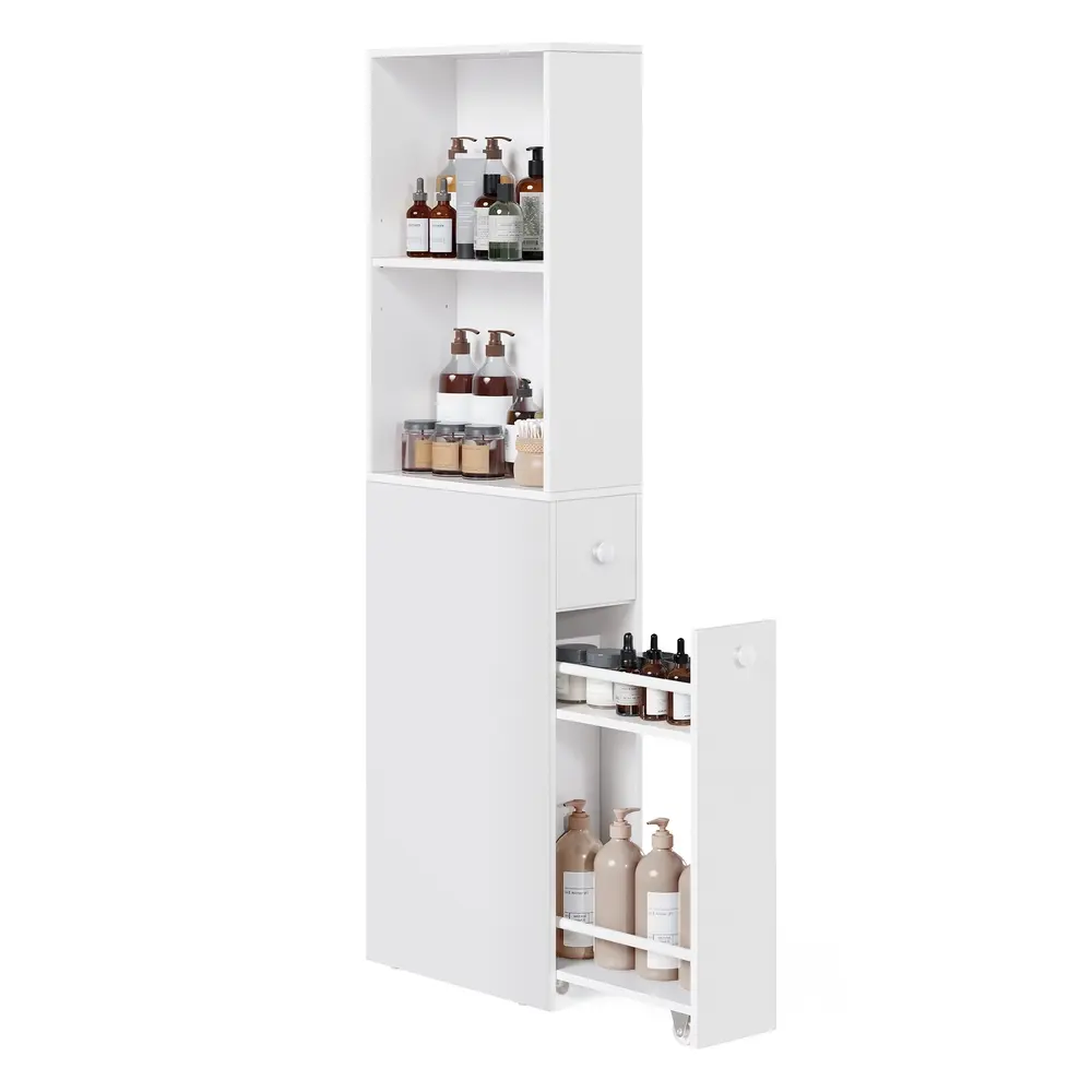 Tall Bathroom Cabinet Classic White