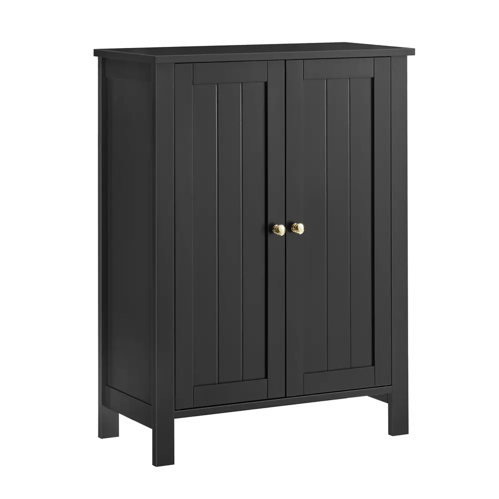 Double Door Bathroom Cabinet Ink Black
