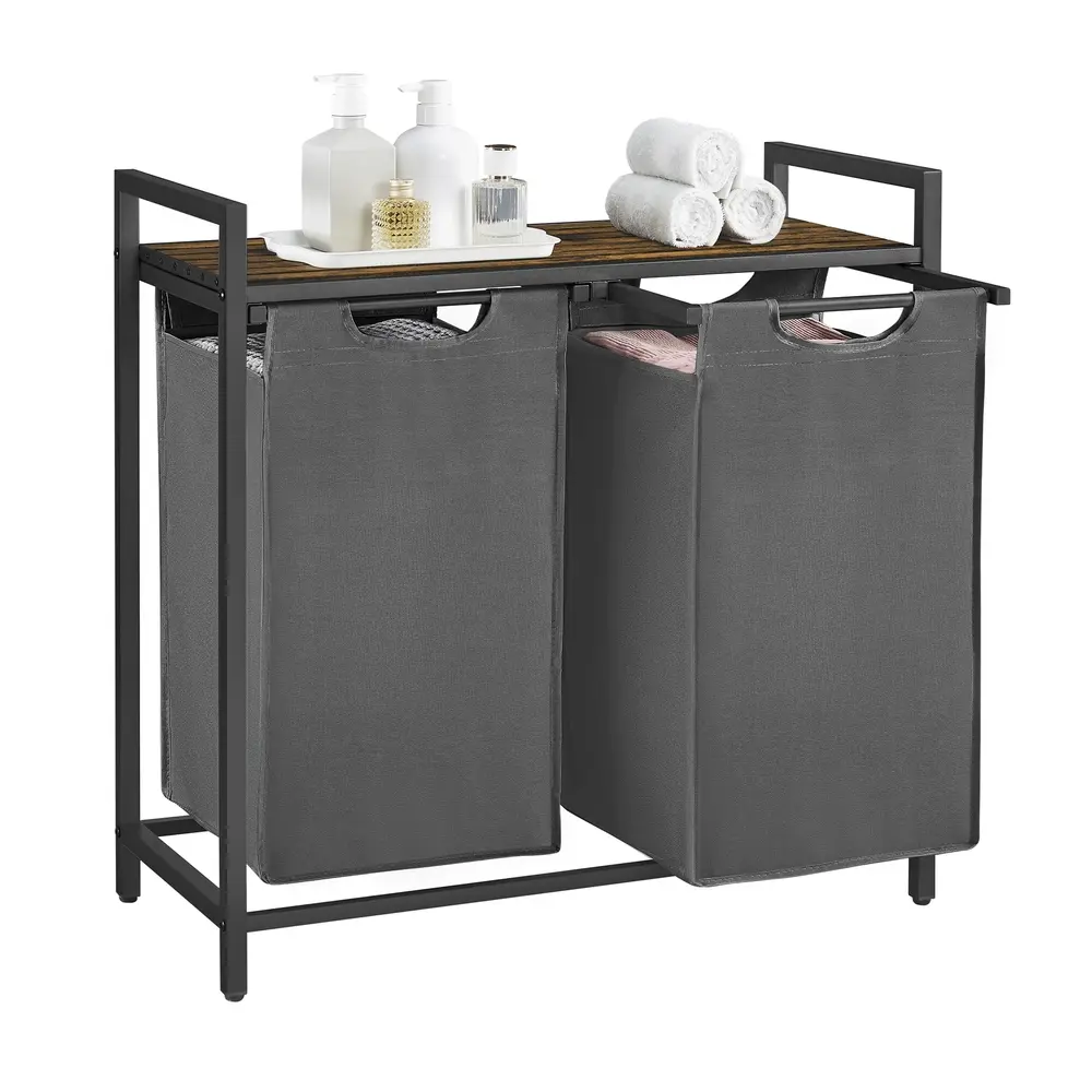 2-Compartment Laundry Hamper