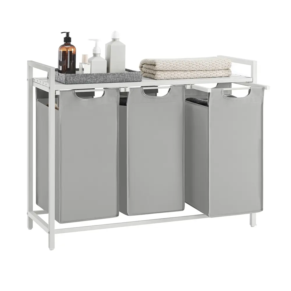 3-Compartment Laundry Hamper