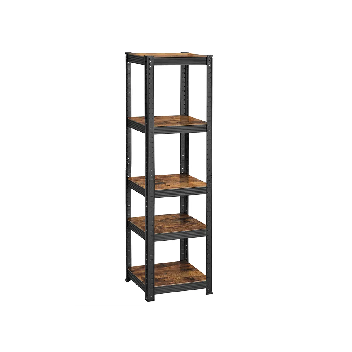 5-Tier Steel Shelving Unit,bookshelf 37 x 37 x 150 cm