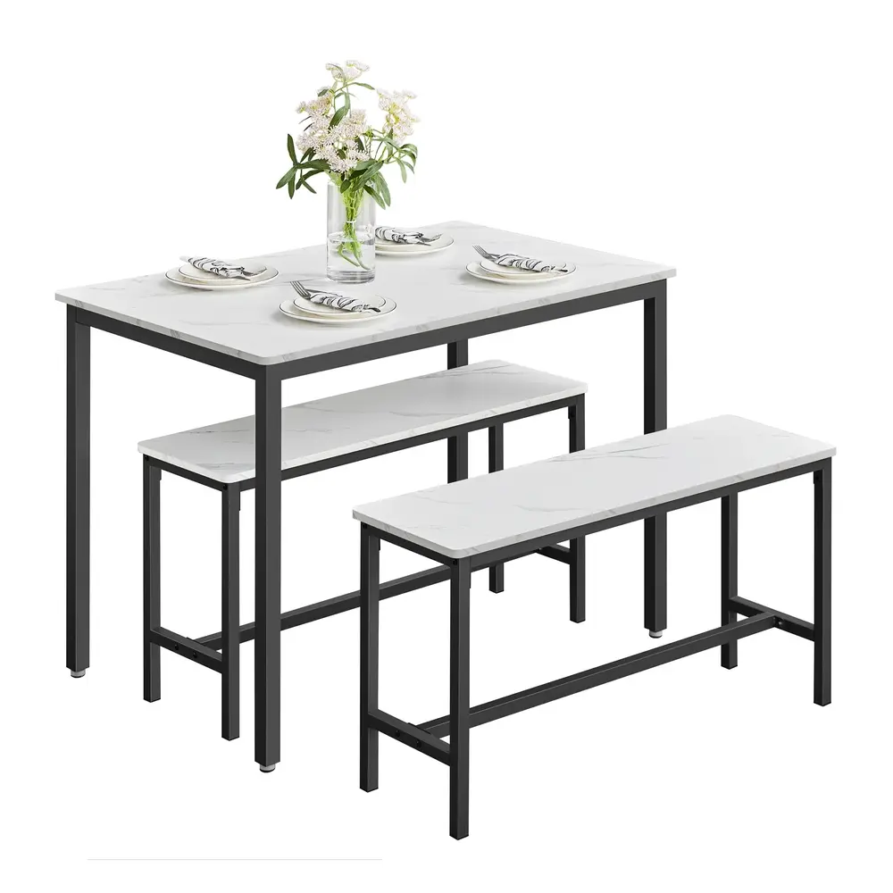 Dining Table with 2 Benches