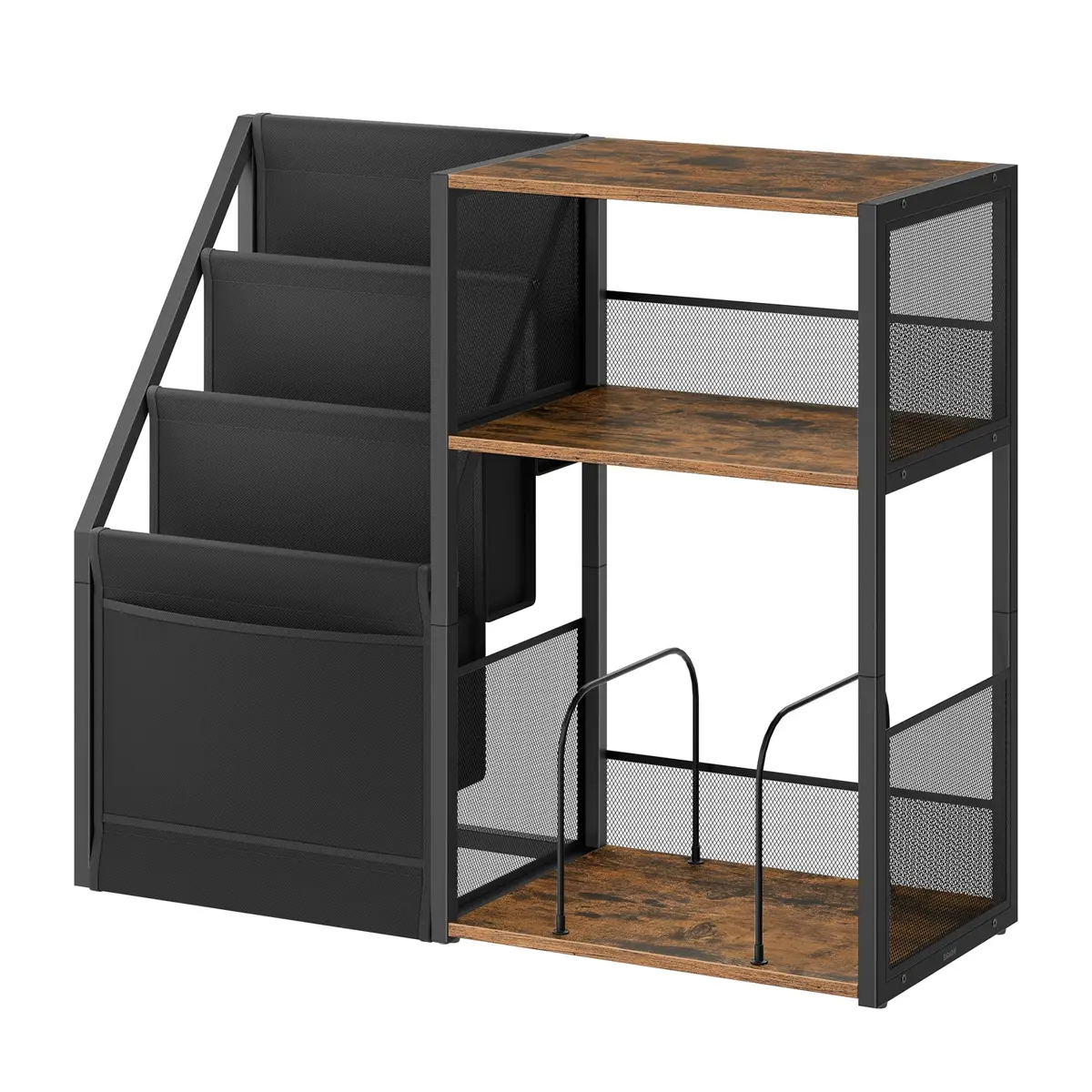 3-Tier End Table, Record Player Stand, for Living Room