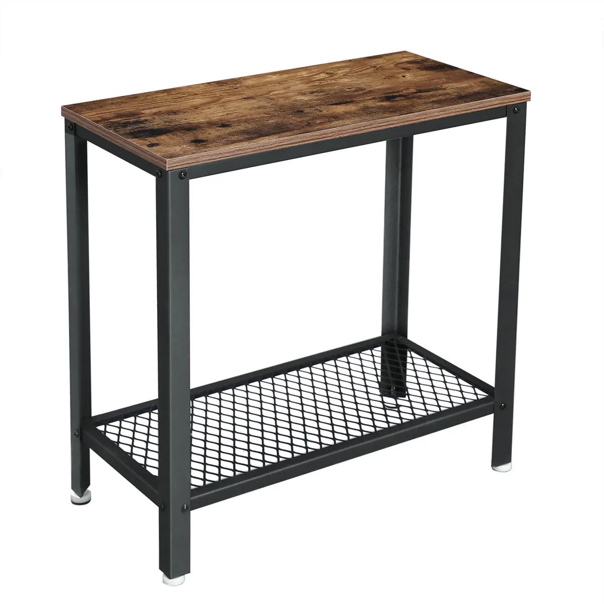 Narrow Side End Table, 2-Tier Sofa Printer Table, for Bedroom