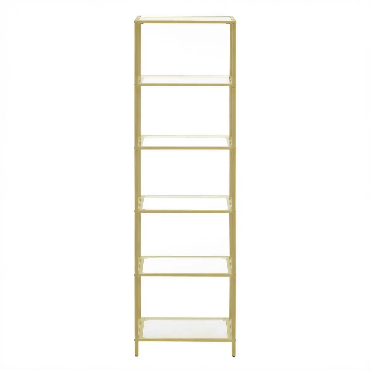 6-Tier Glass Shelf, Bookshelf