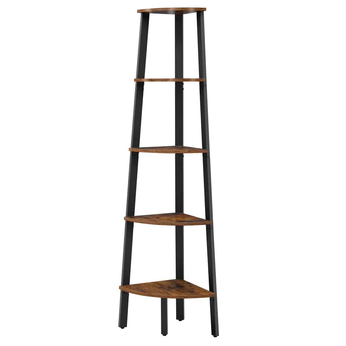 Corner Shelf Unit, 5-Tier Corner Shelf, Ladder Shelf for Living Room