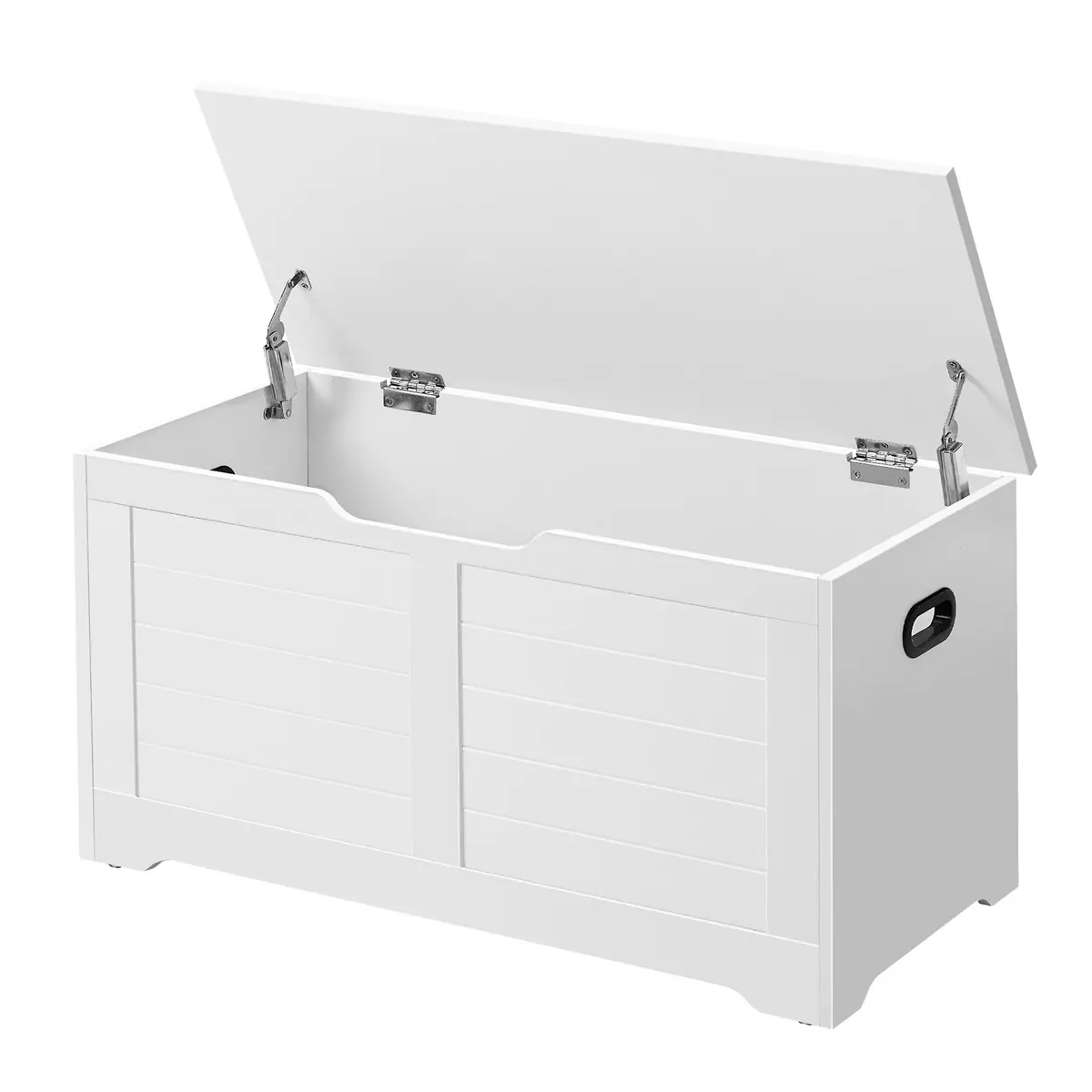 Blanket Storage Box, Shoe Bench with Storage, for Bedroom, Hallway, Living Room, White