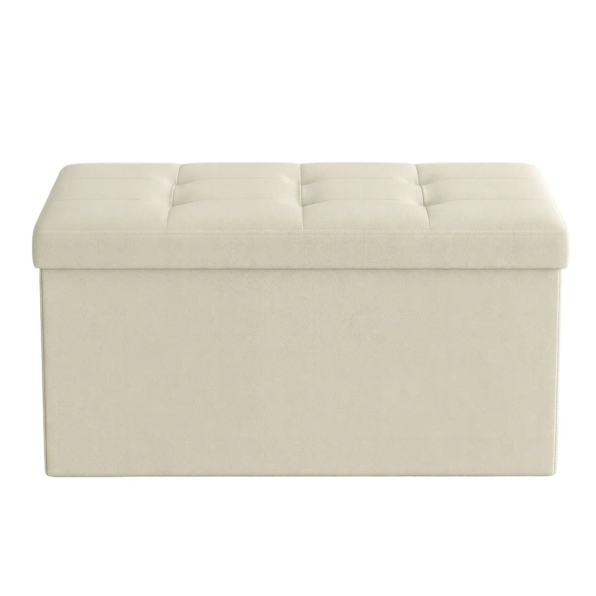 Storage Ottoman Bench, 38 x 76 x 38 cm, End of Bed Bench