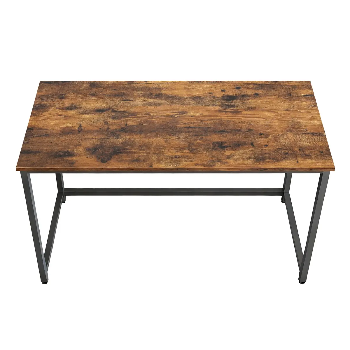 Writing Desk, Computer Table for Study, Home Office, Bedroom, 60 x 120 x 76 cm, Brown and Black