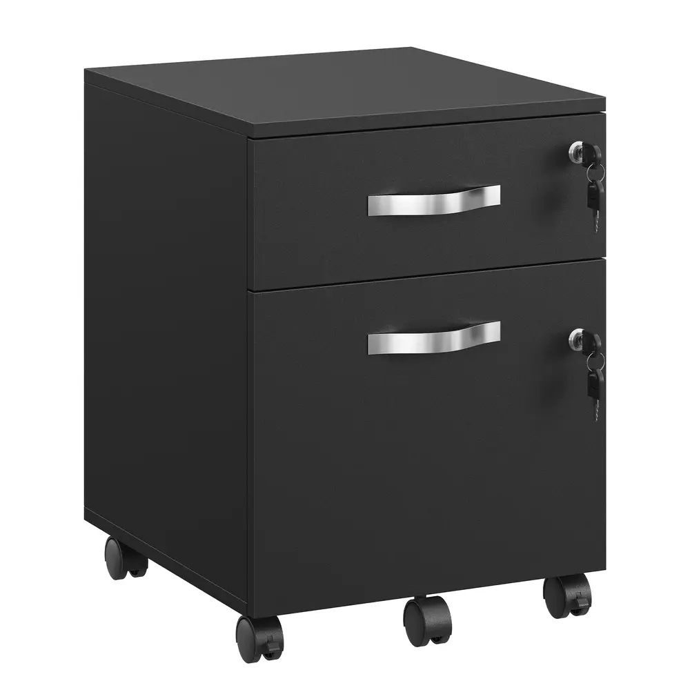 Lockable File Cabinet, Filing Pedestal with 2 Drawers