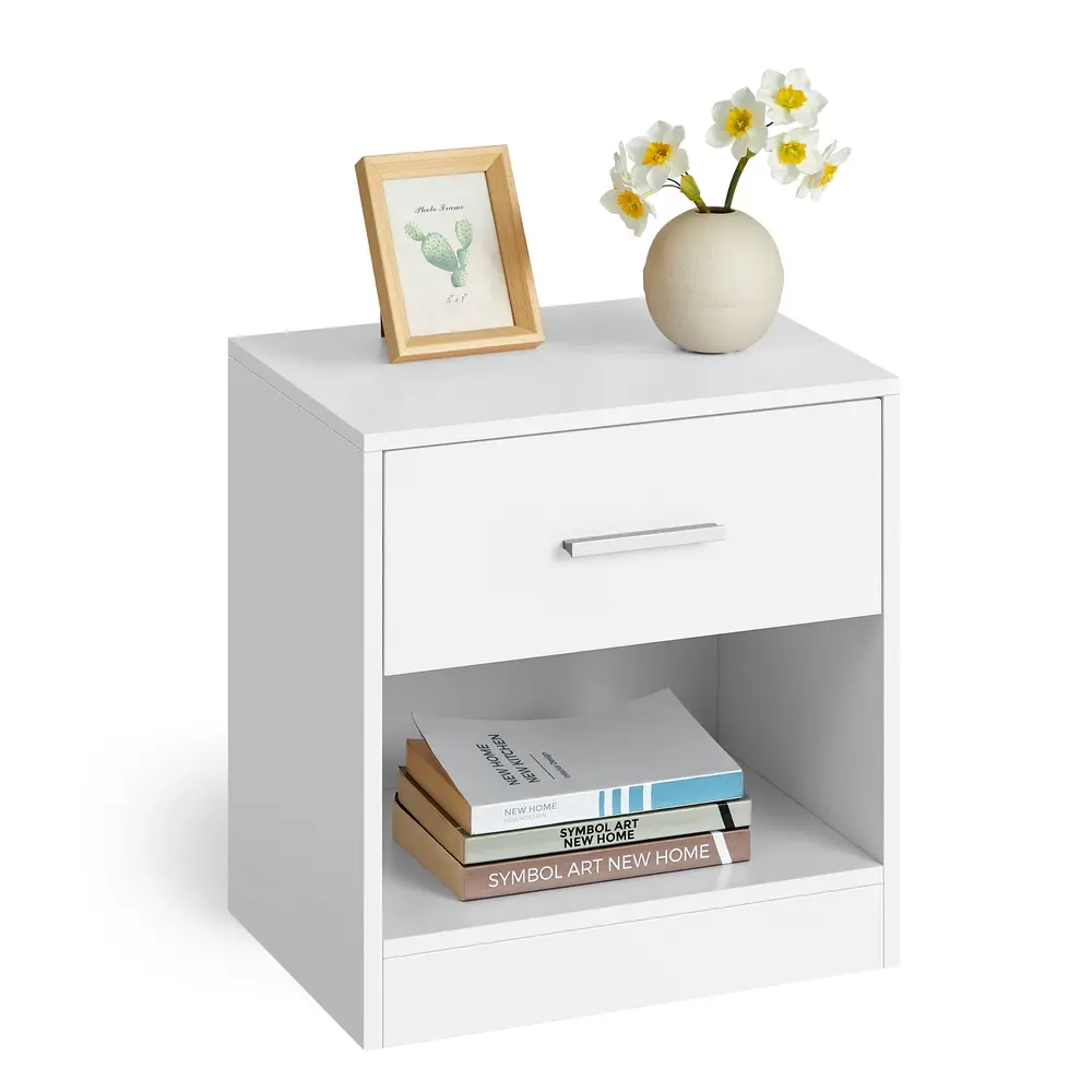 Bedside Table, Side Table with Drawer