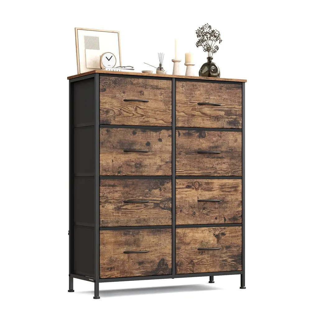 8 drawer chest for versatile fabric storage
