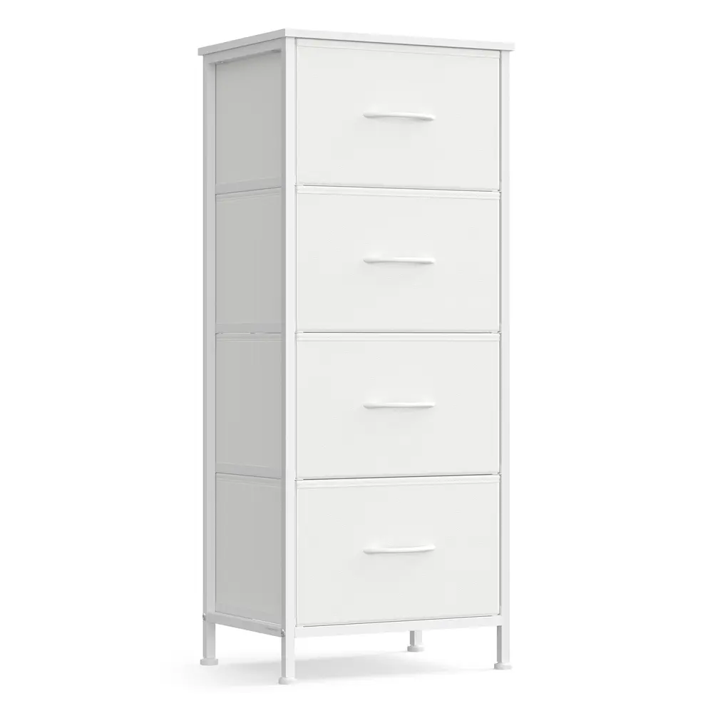 Fabric drawer storage unit for bedroom or living room