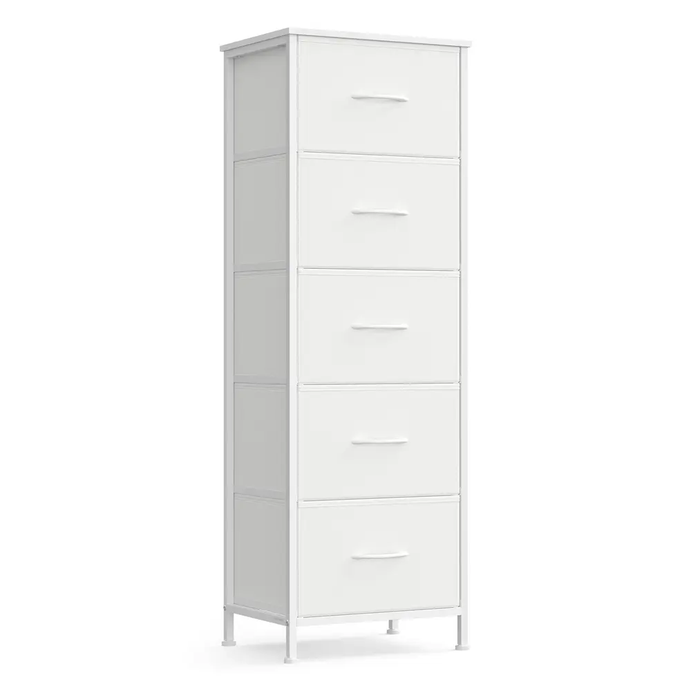 Chest of Drawers 5 Fabric Drawers Storage Unit