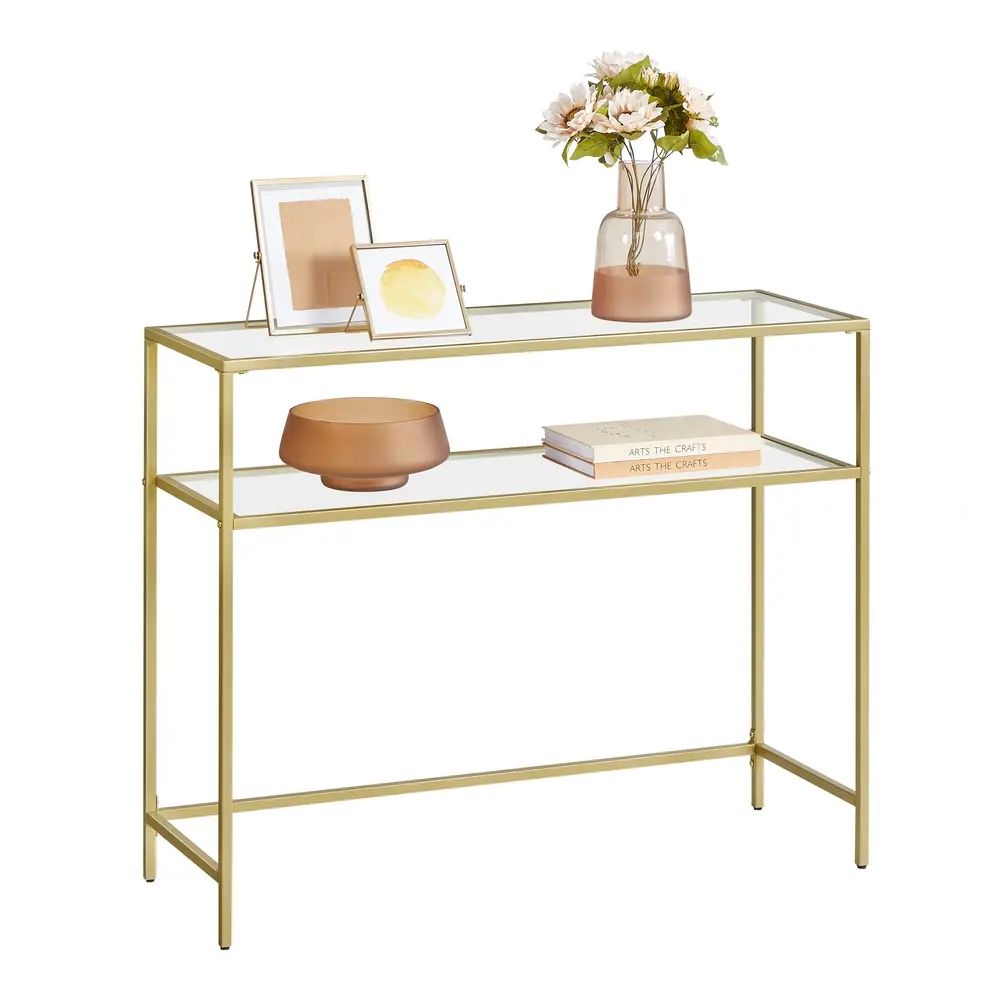 Console Table Gold Colour