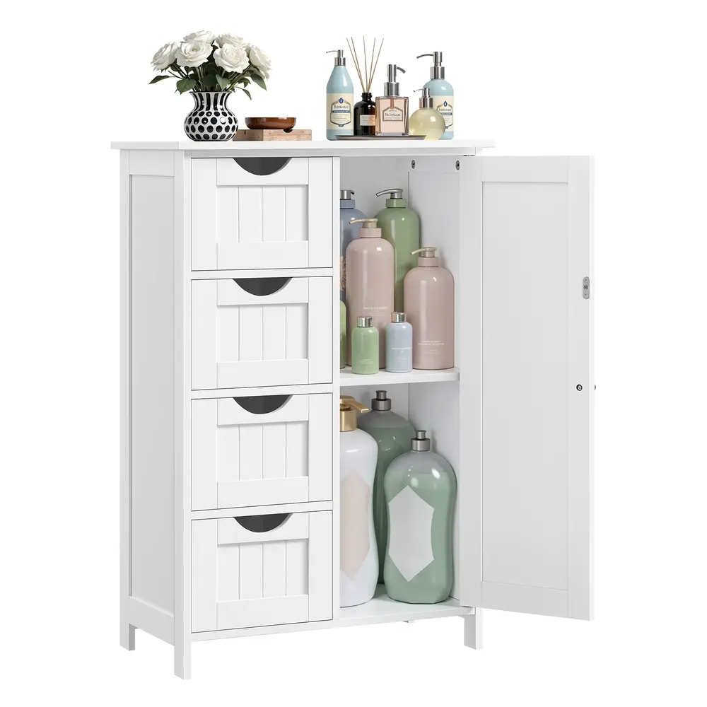 4 Drawers Wooden Cabinet