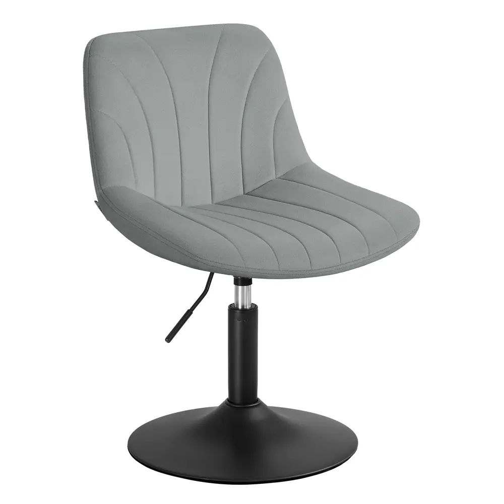 Dressing Table Chair Height Adjustable Bar Stool with Back Dove Grey