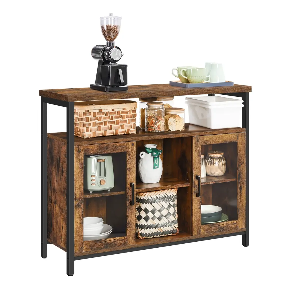 Sideboard Rustic Brown and Black