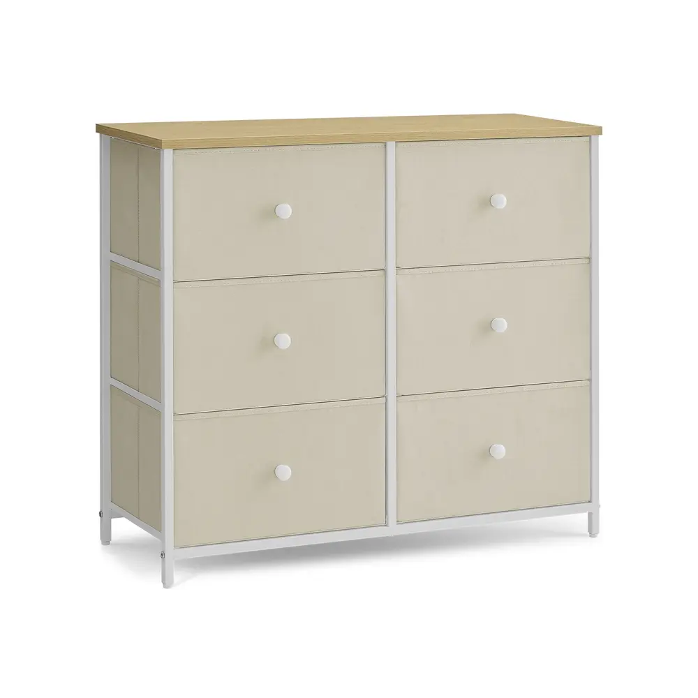 6 Fabric Drawers with Metal Frame