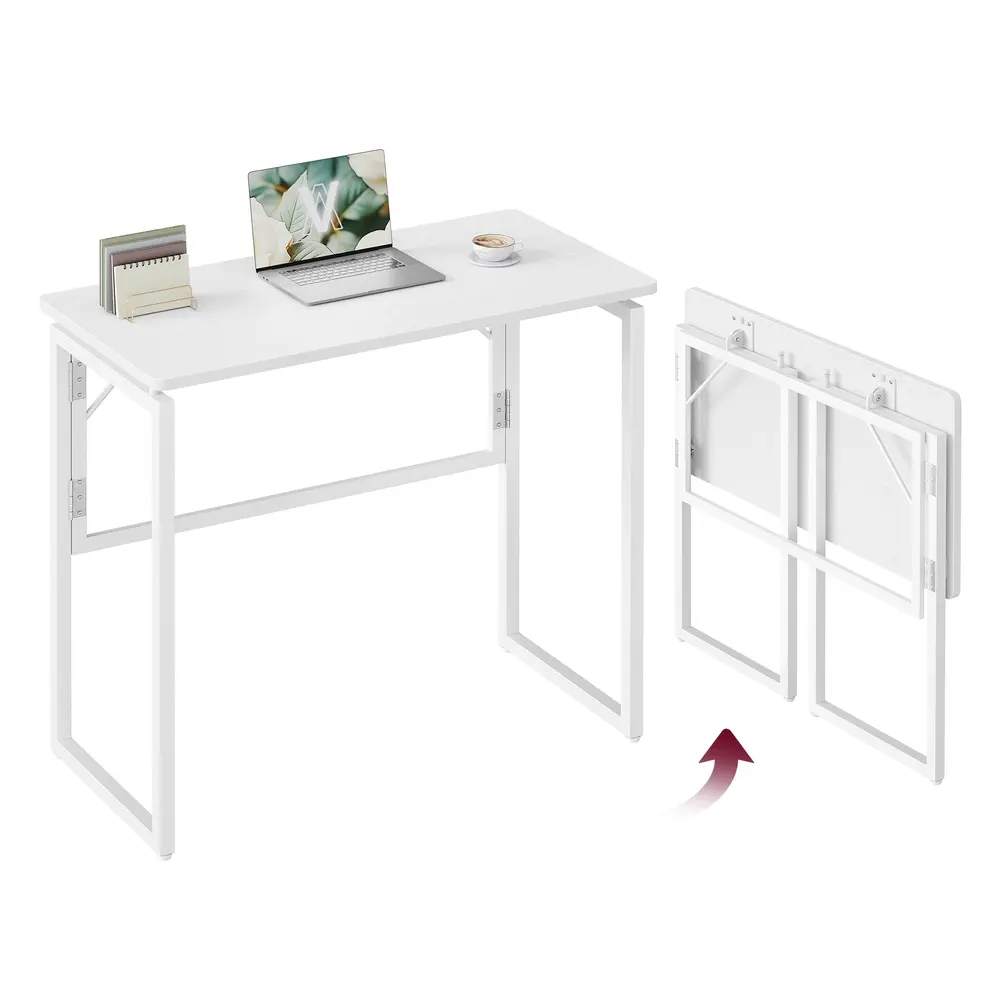 One-Piece Desktop Top 80 x 40 cm with Rounded Edges Snow White