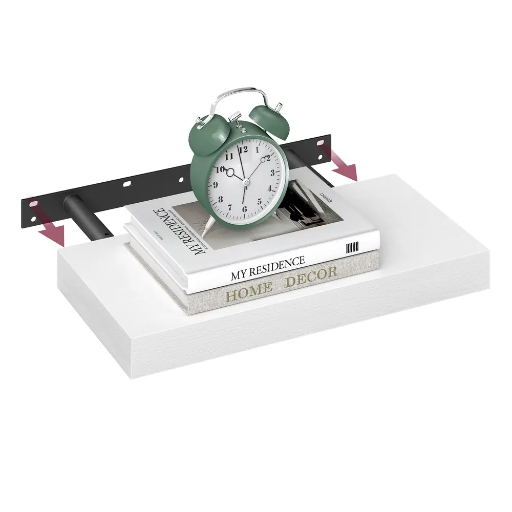Wall Shelf Floating Shelf 20 x 40 x 3.8 cm White