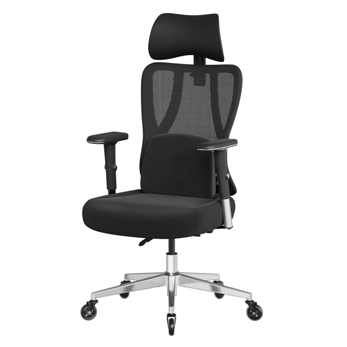 Office Gaming Chair, Height Adjustable Desk Chair with Lumbar Support